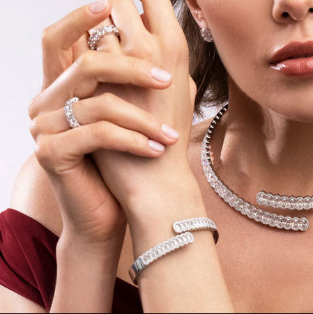 Oval Cut Bangle