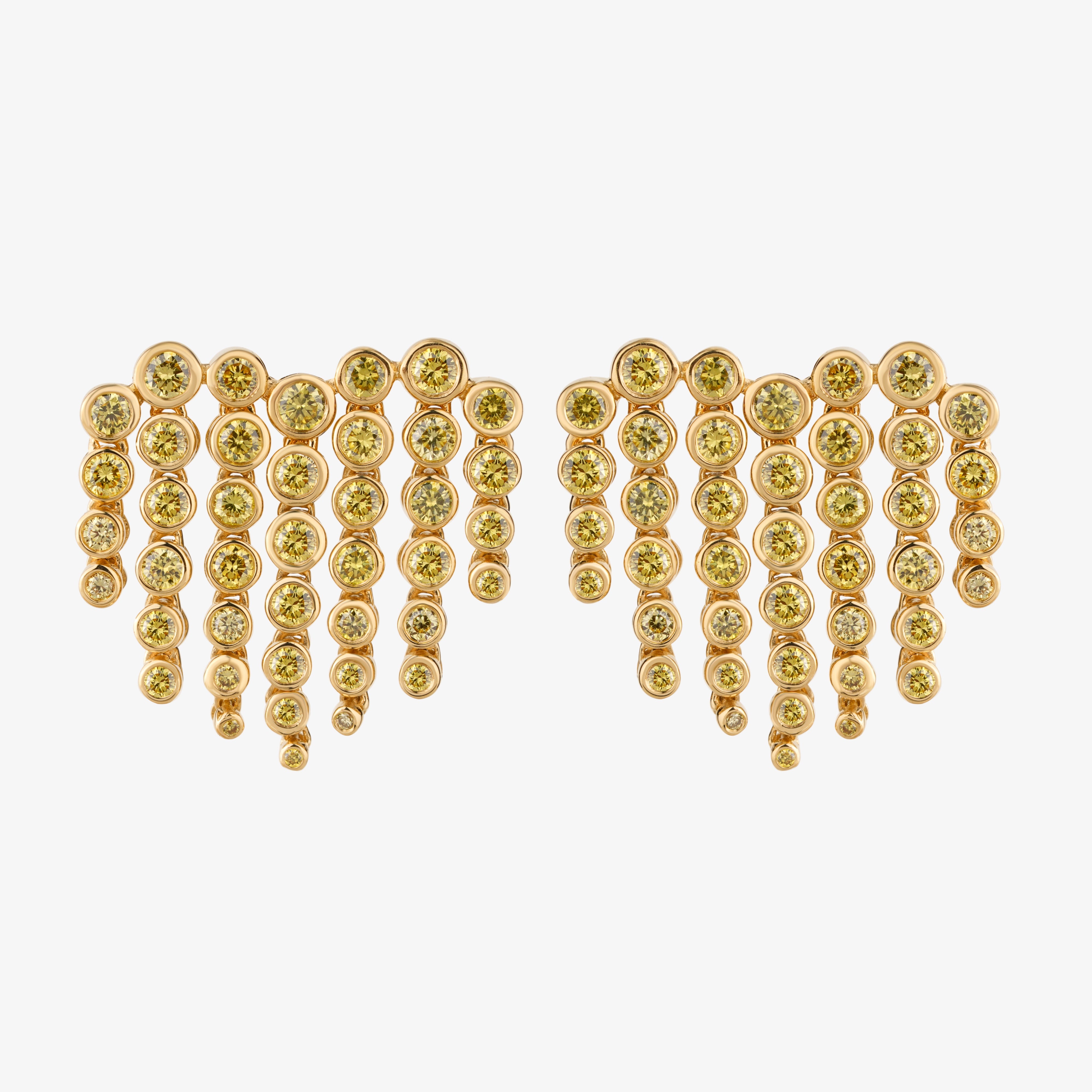 Yellow Diamond Heart Of The City Earrings