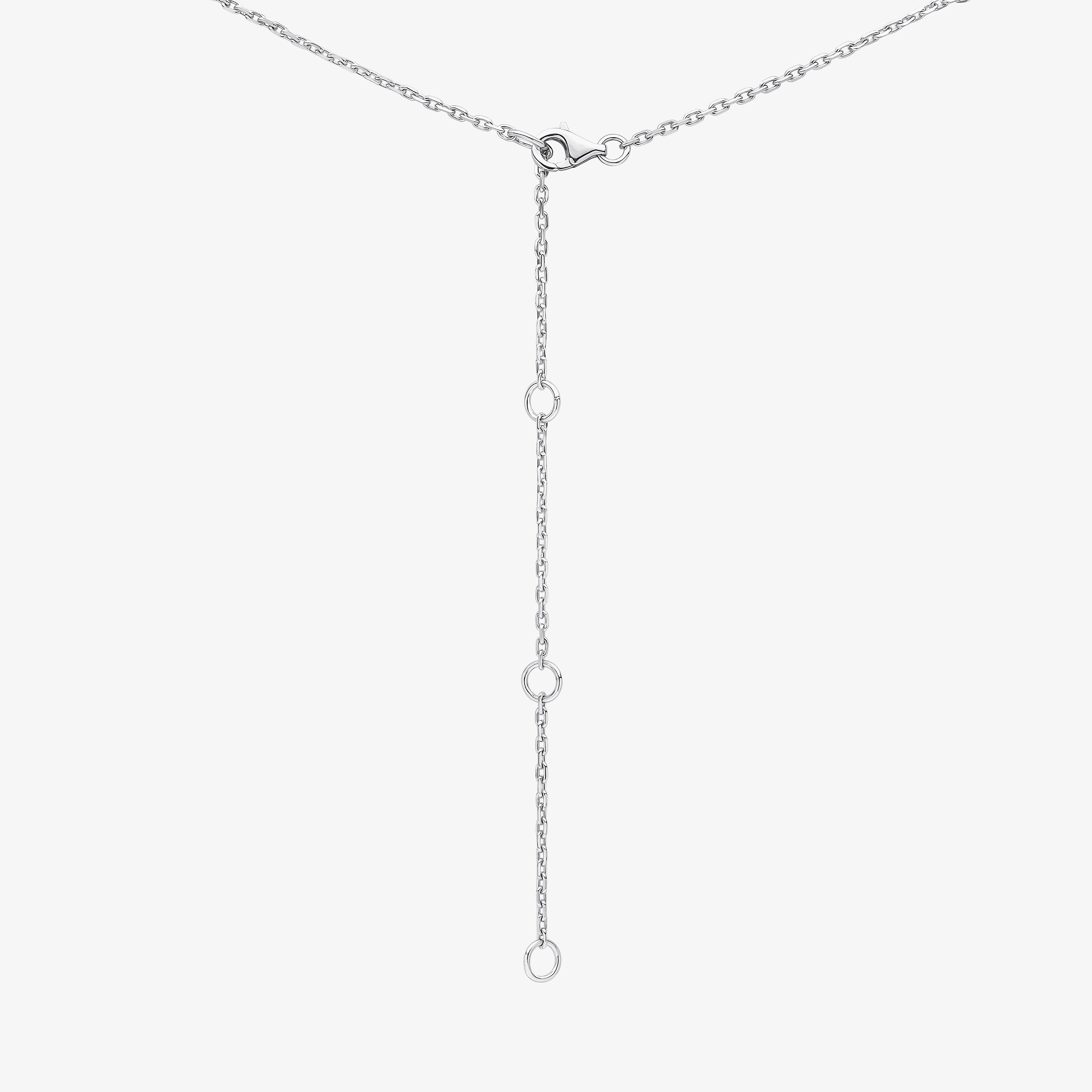 Asscher Cut Prong Set Pendant